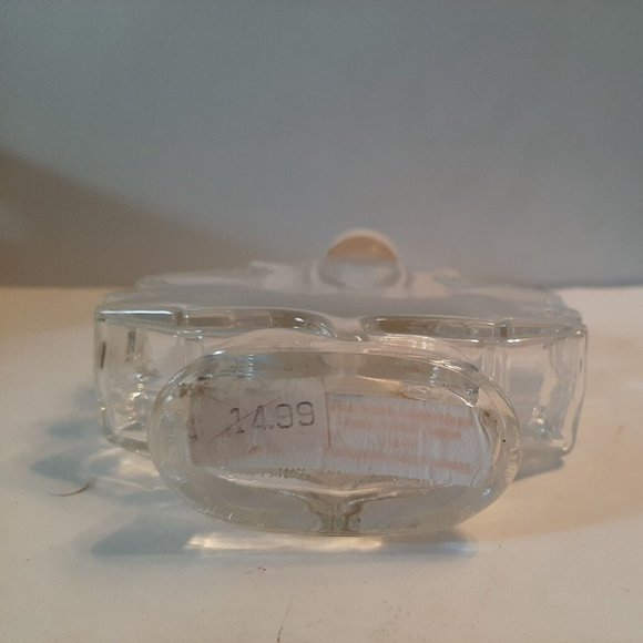 Canadian Maple Leaf Shape Clear Glass Syrup Bottle with Lid Embossed Empty - Picture 7 of 7